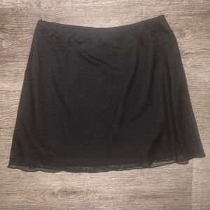 PRINCESS POLLY shelby mesh mini skirt black/ size US2
